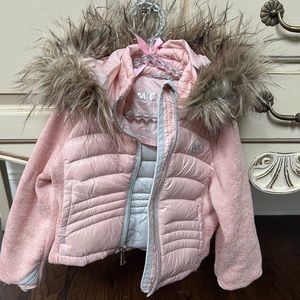 🎀Michael Kors puffer & sweater girls jacket lightweight 🎀